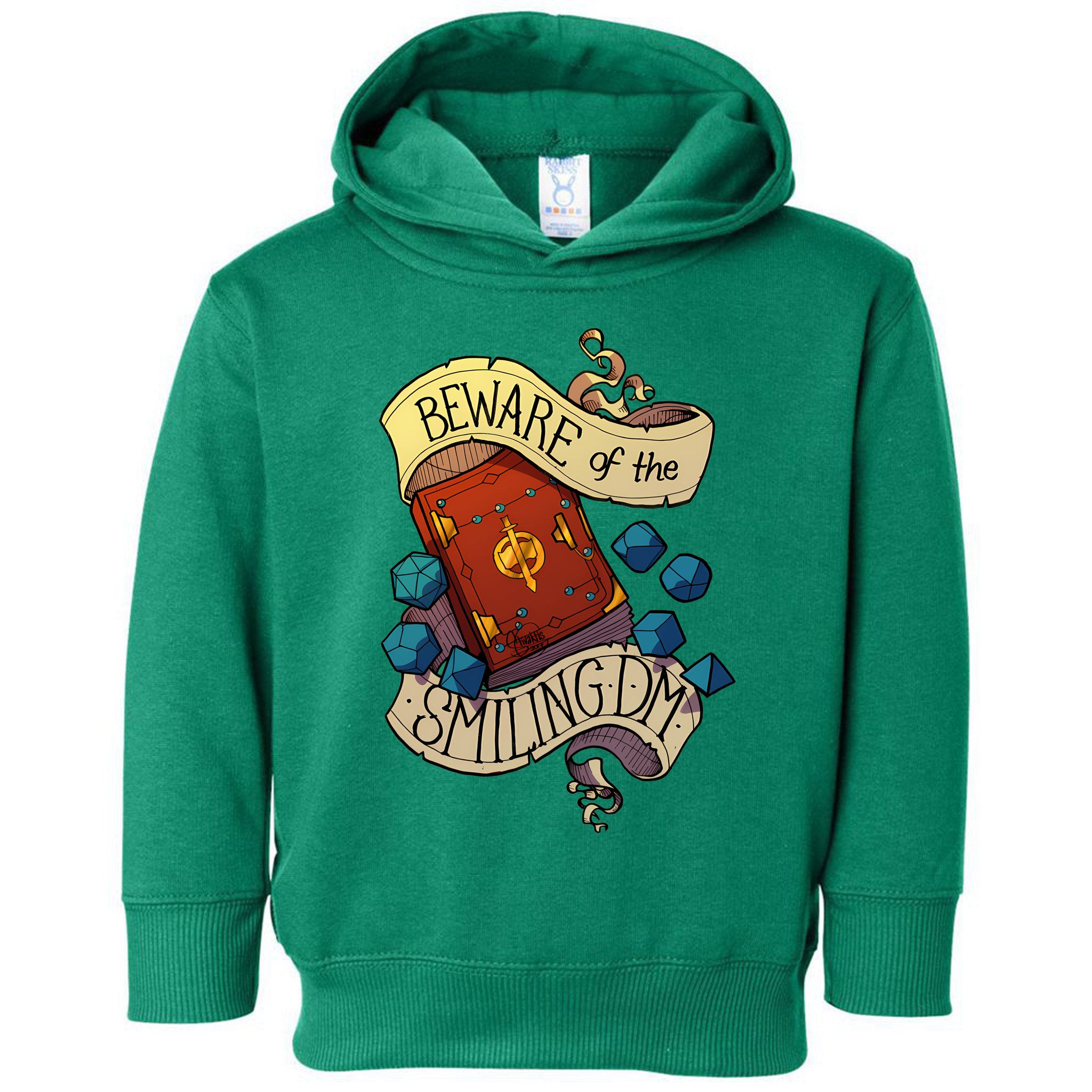 Beware Of The Smiling Dungeon Master Toddler Hoodie