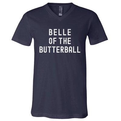 Belle Of The Butterball Family Matching Christmas Pajama Pj V-Neck T-Shirt