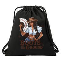 Boots On The Ground Linedance Drawstring Bag