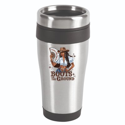 Boots On The Ground Linedance 16oz Travel Tumbler