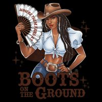 Boots On The Ground Linedance Zip Tote Bag