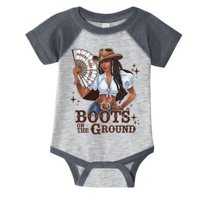 Boots On The Ground Linedance Infant Baby Jersey Bodysuit