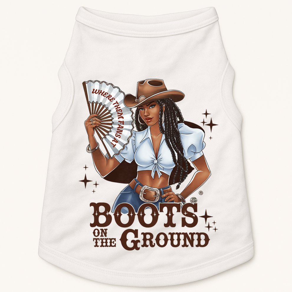 Boots On The Ground Linedance Doggie Tank