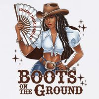 Boots On The Ground Linedance Button