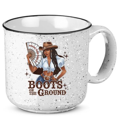 Boots On The Ground Linedance 15oz Campfire Ceramic Mug
