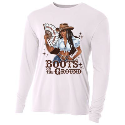 Boots On The Ground Linedance Cooling Performance Long Sleeve Crew