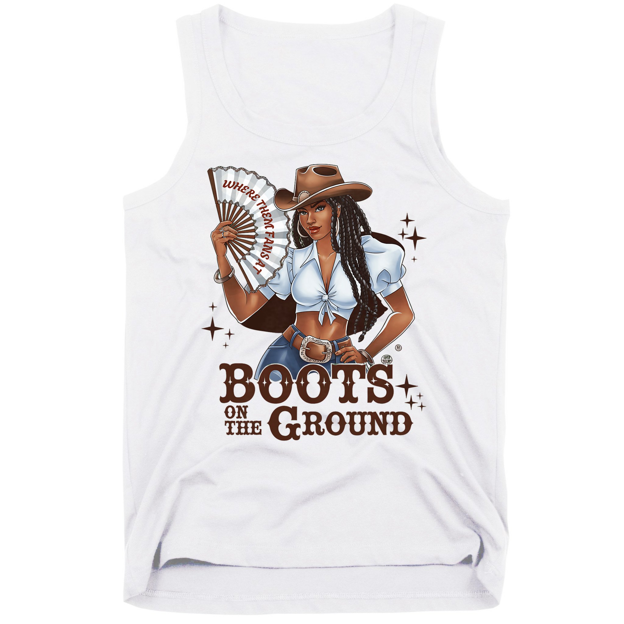 Boots On The Ground Linedance Tank Top