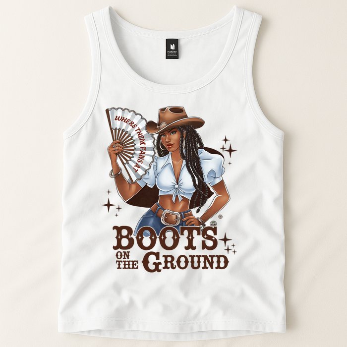 Boots On The Ground Linedance Tank Top