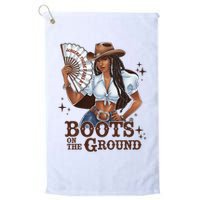 Boots On The Ground Linedance Golf Towel