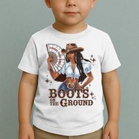 Boots On The Ground Linedance Toddler T-Shirt