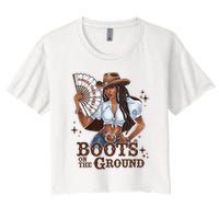 Boots On The Ground Linedance Crop Top