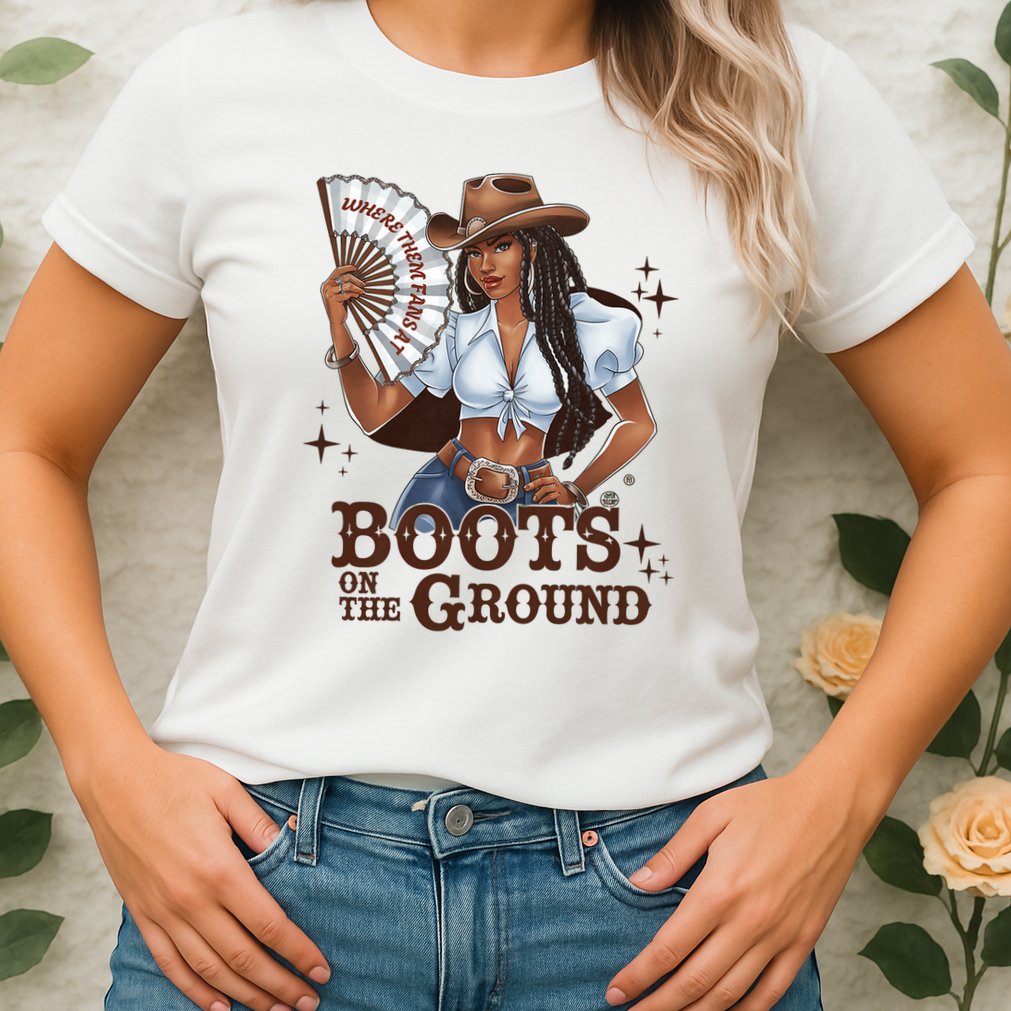 Boots On The Ground Linedance Womens T-Shirt