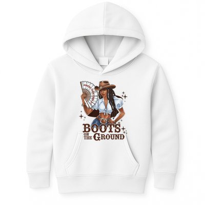Boots On The Ground Linedance Kids Hoodie