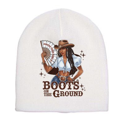 Boots On The Ground Linedance Short Acrylic Beanie