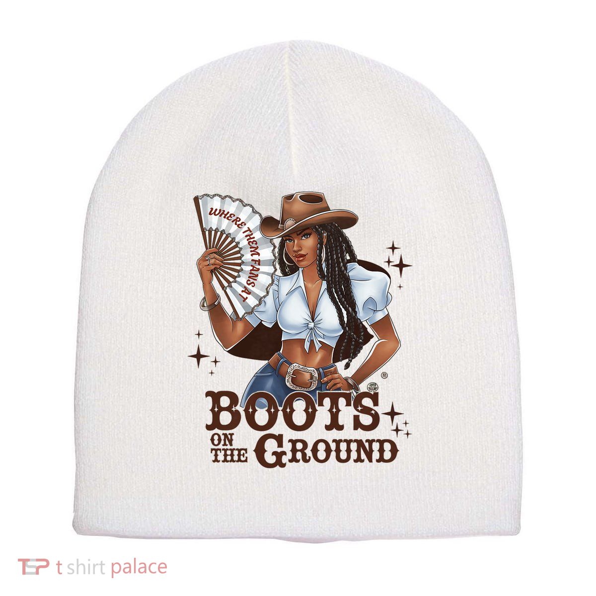 Boots On The Ground Linedance Short Acrylic Beanie