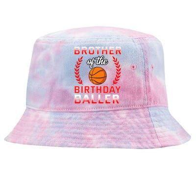 Brother Of The Birthday Boy Basketball Bday Tie-Dyed Bucket Hat