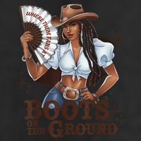 Boots On The Ground Linedance 7 Panel Mesh Trucker Snapback Hat