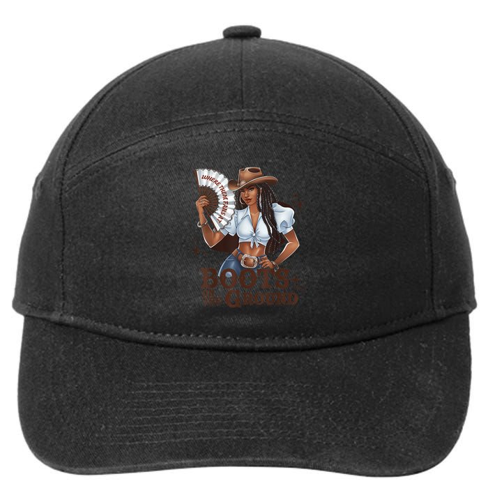 Boots On The Ground Linedance 7-Panel Snapback Hat