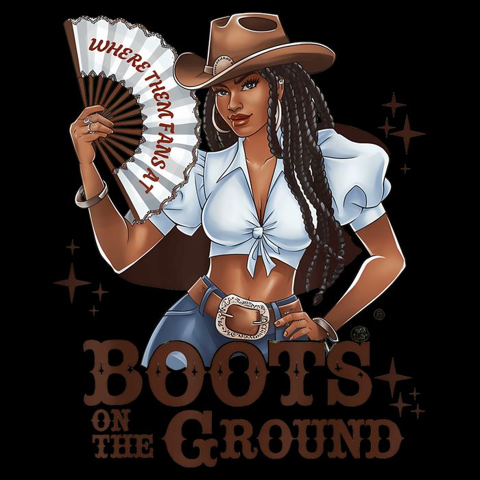 Boots On The Ground Linedance Drawstring Bag