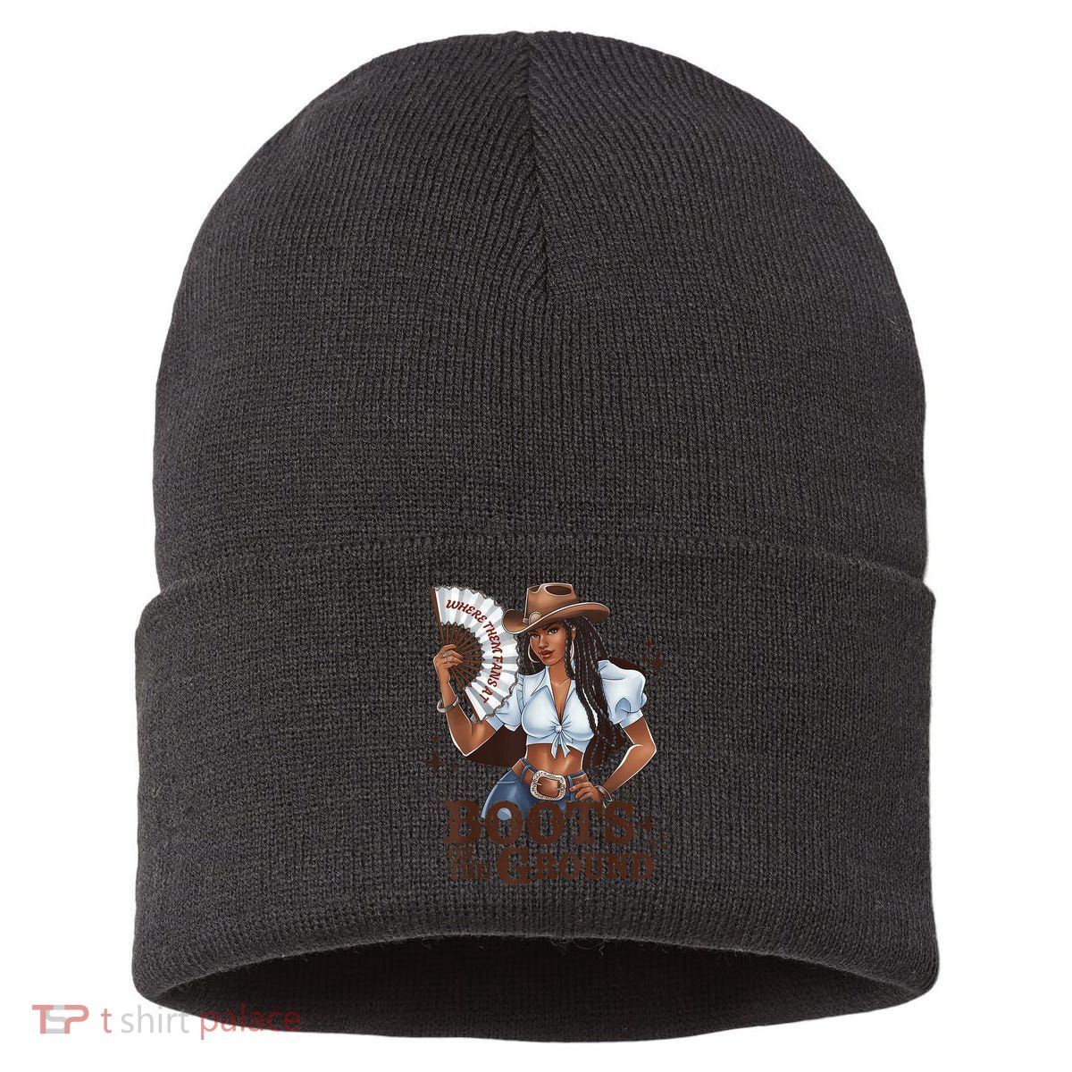 Boots On The Ground Linedance Sustainable Knit Beanie