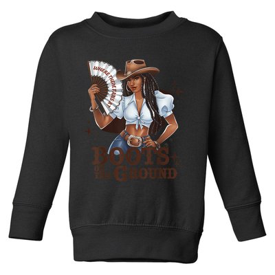 Boots On The Ground Linedance Toddler Sweatshirt