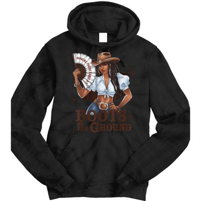 Boots On The Ground Linedance Tie Dye Hoodie