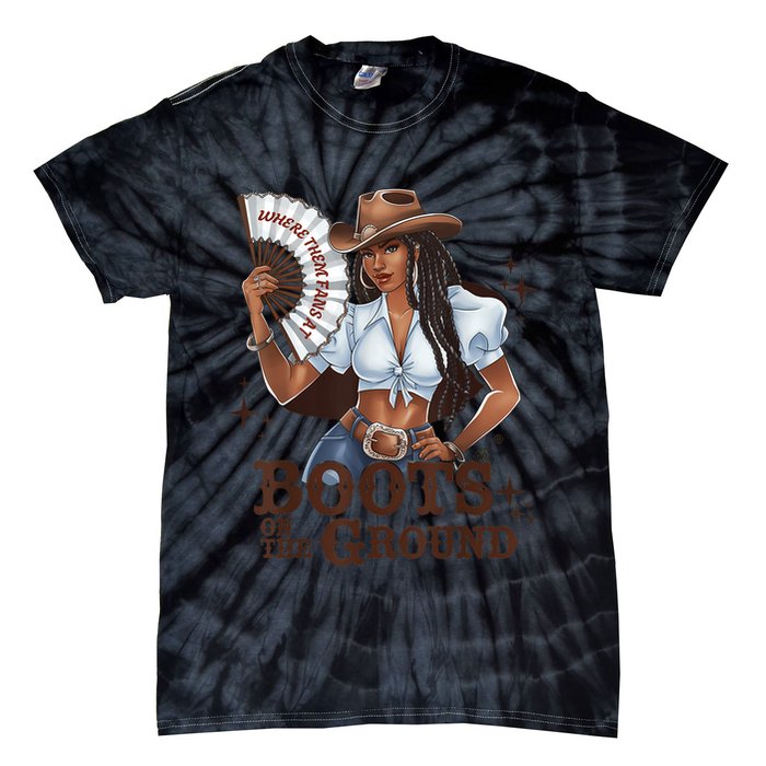 Boots On The Ground Linedance Tie-Dye T-Shirt