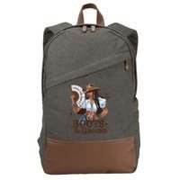 Boots On The Ground Linedance Cotton Canvas Backpack