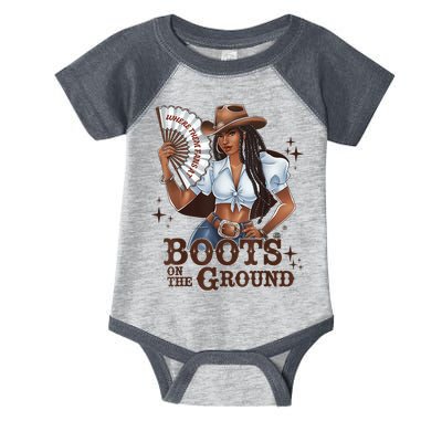 Boots On The Ground Linedance Infant Baby Jersey Bodysuit