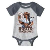 Boots On The Ground Linedance Infant Baby Jersey Bodysuit