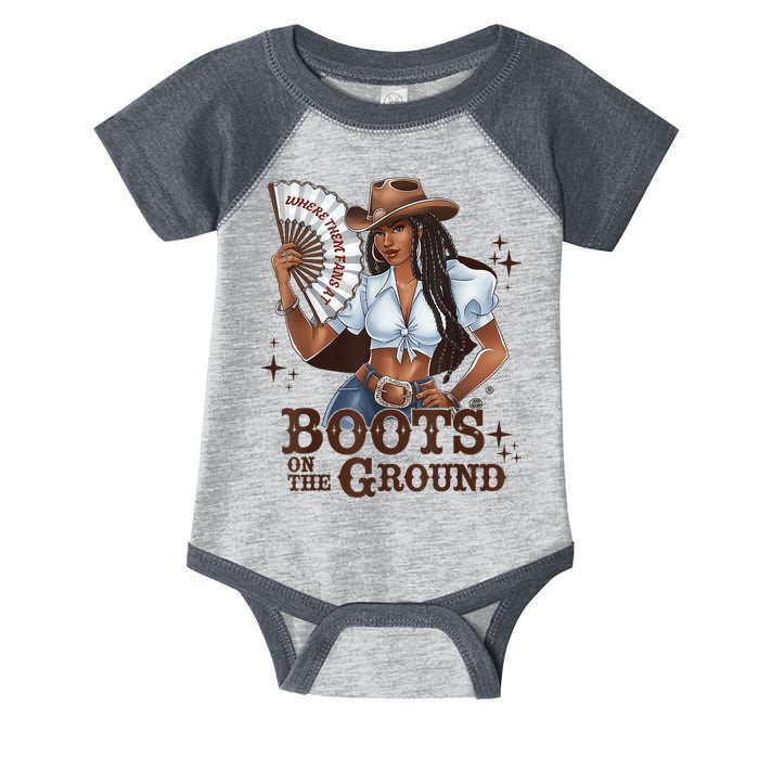 Boots On The Ground Linedance Infant Baby Jersey Bodysuit