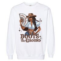 Boots On The Ground Linedance Garment-Dyed Sweatshirt