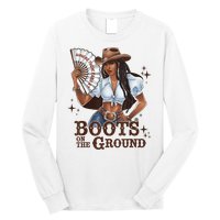 Boots On The Ground Linedance Long Sleeve Shirt