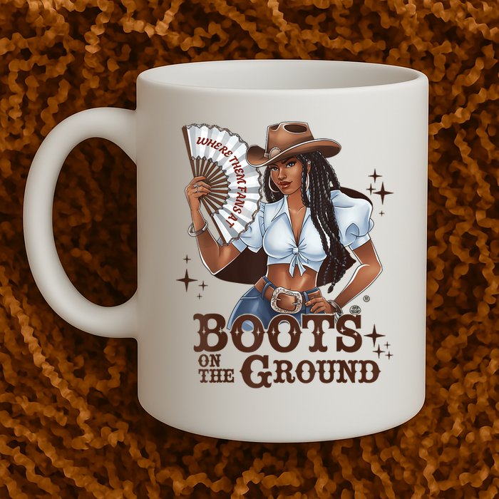 Boots On The Ground Linedance Mug