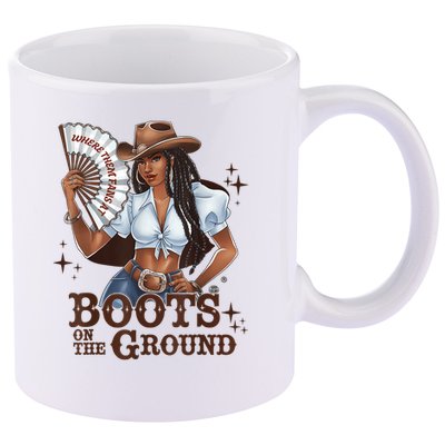 Boots On The Ground Linedance 11oz C Handle Ceramic Mug