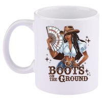 Boots On The Ground Linedance 11oz C Handle Ceramic Mug