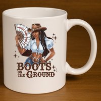 Boots On The Ground Linedance 11oz C Handle Ceramic Mug