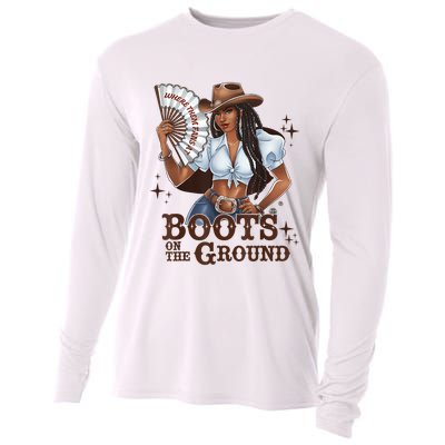 Boots On The Ground Linedance Cooling Performance Long Sleeve Crew