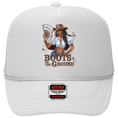 Boots On The Ground Linedance Trucker Hat