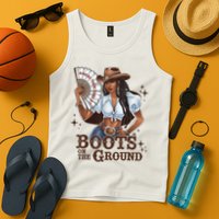 Boots On The Ground Linedance Tank Top