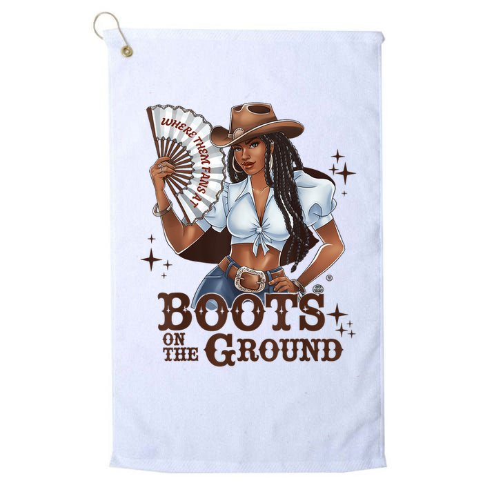 Boots On The Ground Linedance Golf Towel