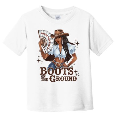 Boots On The Ground Linedance Toddler T-Shirt