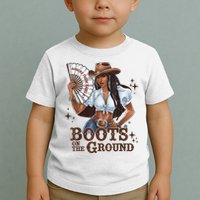 Boots On The Ground Linedance Toddler T-Shirt