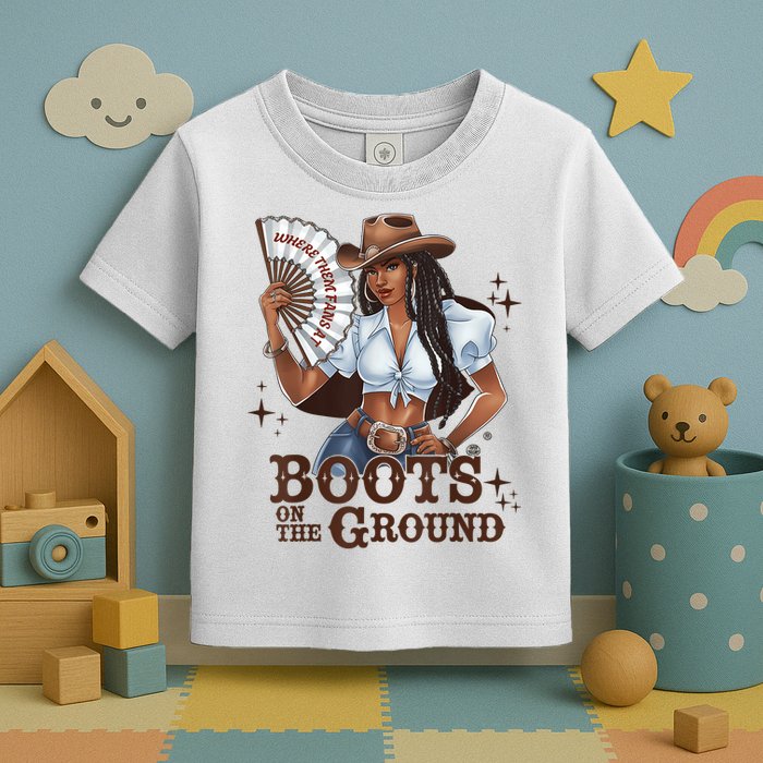 Boots On The Ground Linedance Toddler T-Shirt