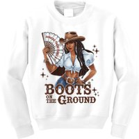 Boots On The Ground Linedance Kids Sweatshirt