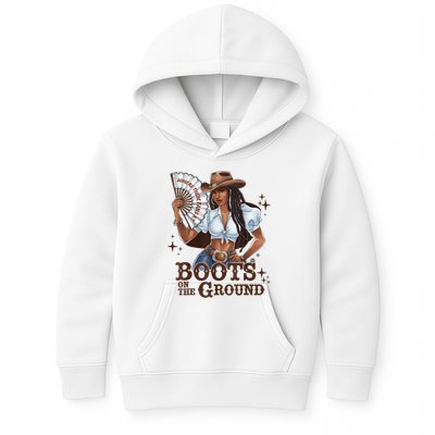 Boots On The Ground Linedance Kids Hoodie