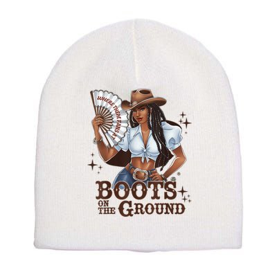 Boots On The Ground Linedance Short Acrylic Beanie