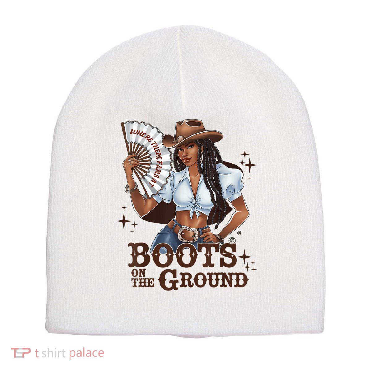 Boots On The Ground Linedance Short Acrylic Beanie