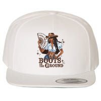 Boots On The Ground Linedance Wool Snapback Cap
