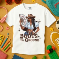 Boots On The Ground Linedance Kids T-Shirt
